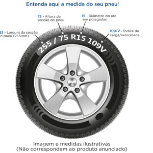 Pneu Aro 14” Goodyear  175/70R14 88T – Direction Tourin